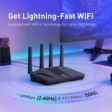 🌐 GL.iNet Flint 2 (GL-MT6000) Router – Wi-Fi 6, 8-Stream, OpenWrt, 2.5G Ethernet Ports & Parental Control