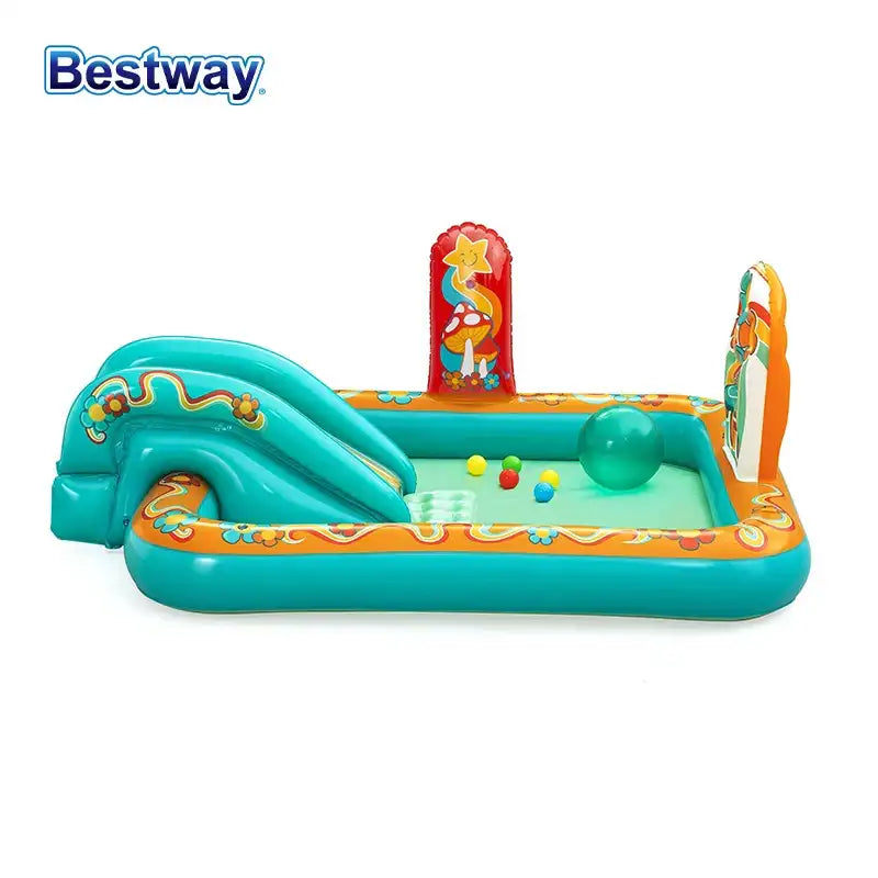 Bestway 53164 Inflatable Play Centre — Heavy-Duty PVC Water Activity Pool for Kids