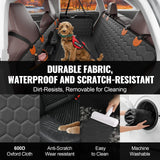 “Vevor Back Seat Extender Dog Car Seat Cover – Hammock Bed with Mesh Window & Storage Pocket, Supports up to 350 lbs”