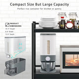 “25 lbs Rice Dispenser – Large Dry Food Storage Container with Measuring Cup, BPA-Free Kitchen Pantry Organizer”