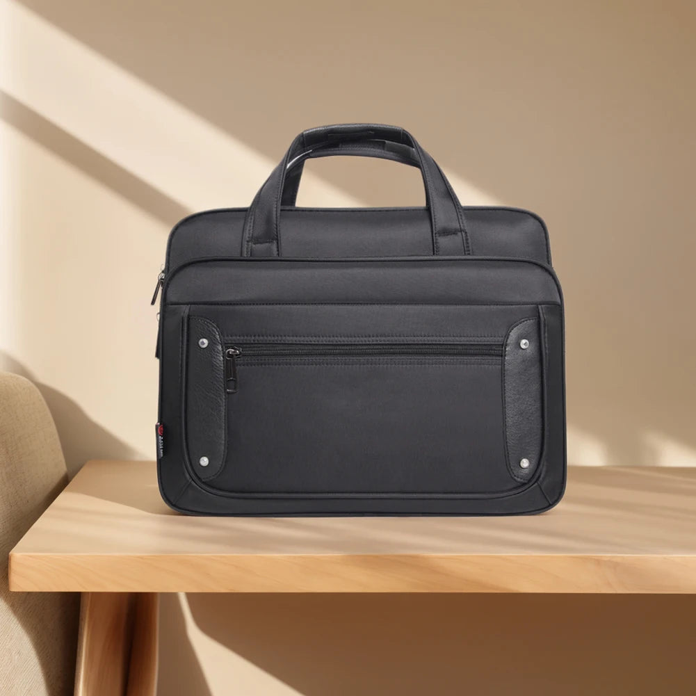 Men’s Laptop Bag – 15.6″ Large Oxford Fabric Laptop Case for MacBook Air/Pro, Huawei, Asus, Dell & Lenovo Notebooks