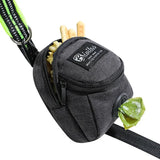 Portable Dog Treat Pouch & Training Bag – Multifunction Travel Bag with Poop Bag Dispenser for Outdoor Pet Training & Walks