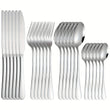 24-Piece Stainless Steel Cutlery Set – Premium Flatware Service for 6 | Knives, Forks & Spoons