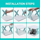 Shoe Organizer Rack – Multi-Layer, Detachable, Space-Saving Shelf for Home Use - PulinGO