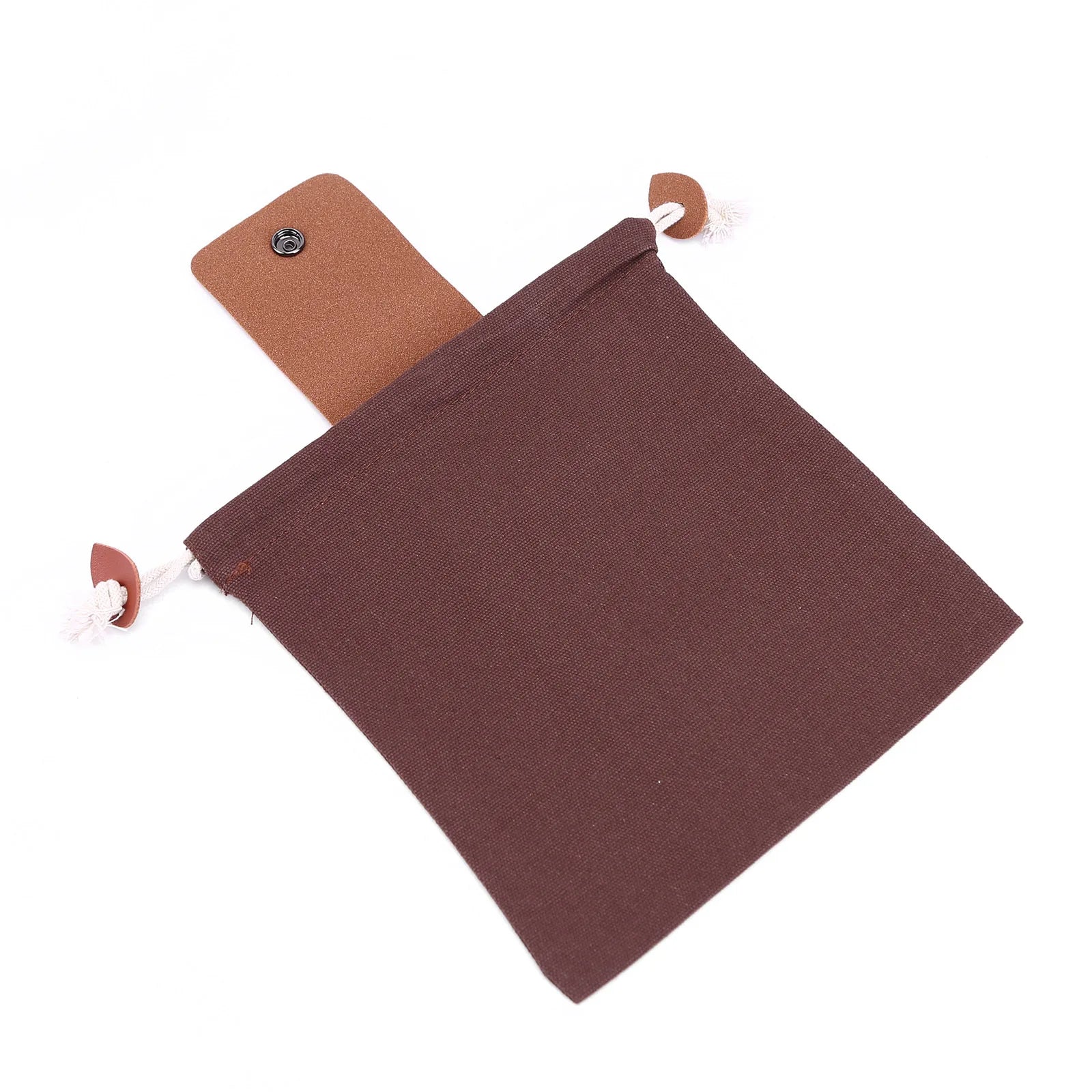 2PCS PU Leather Foraging Pouch — Outdoor Hunting Waist Bag & Dog Training Fanny Pack for Orchard Picking