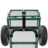 Muscle Carts Steel Utility Garden Wagon – 400-lb Load Capacity, 21-3/4″ Height × 34″ Length × 18″ Width