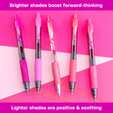 Pilot G2 Pink Premium Gel Pens – Fine Point 0.7mm, Assorted Ink Colors, Smooth Writing Pens (5-Count Pack)