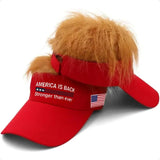 Zadin “Official President Donald T.” Hair-Visor Patriotic Adjustable Cap – Unisex