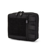 Tactical MOLLE Admin Utility Pouch – Laser-Cut Horizontal EDC Tool Bag | Outdoor Modular Waist Pack