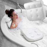 3D Mesh Spa Bath Pillow – Breathable Neck & Back Support for Home & Hot Tub