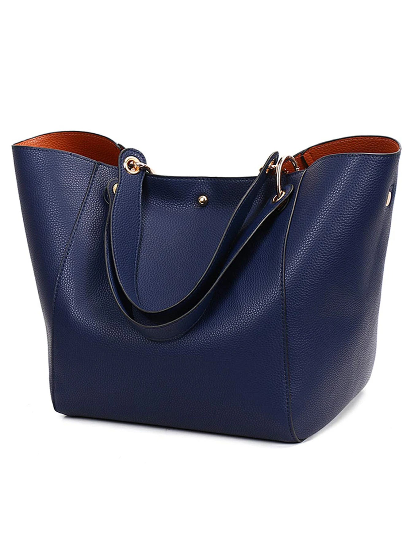 Pahajim women’s large PU leather tote bag – waterproof top-handle handbag with shoulder strap for work, shopping & daily use