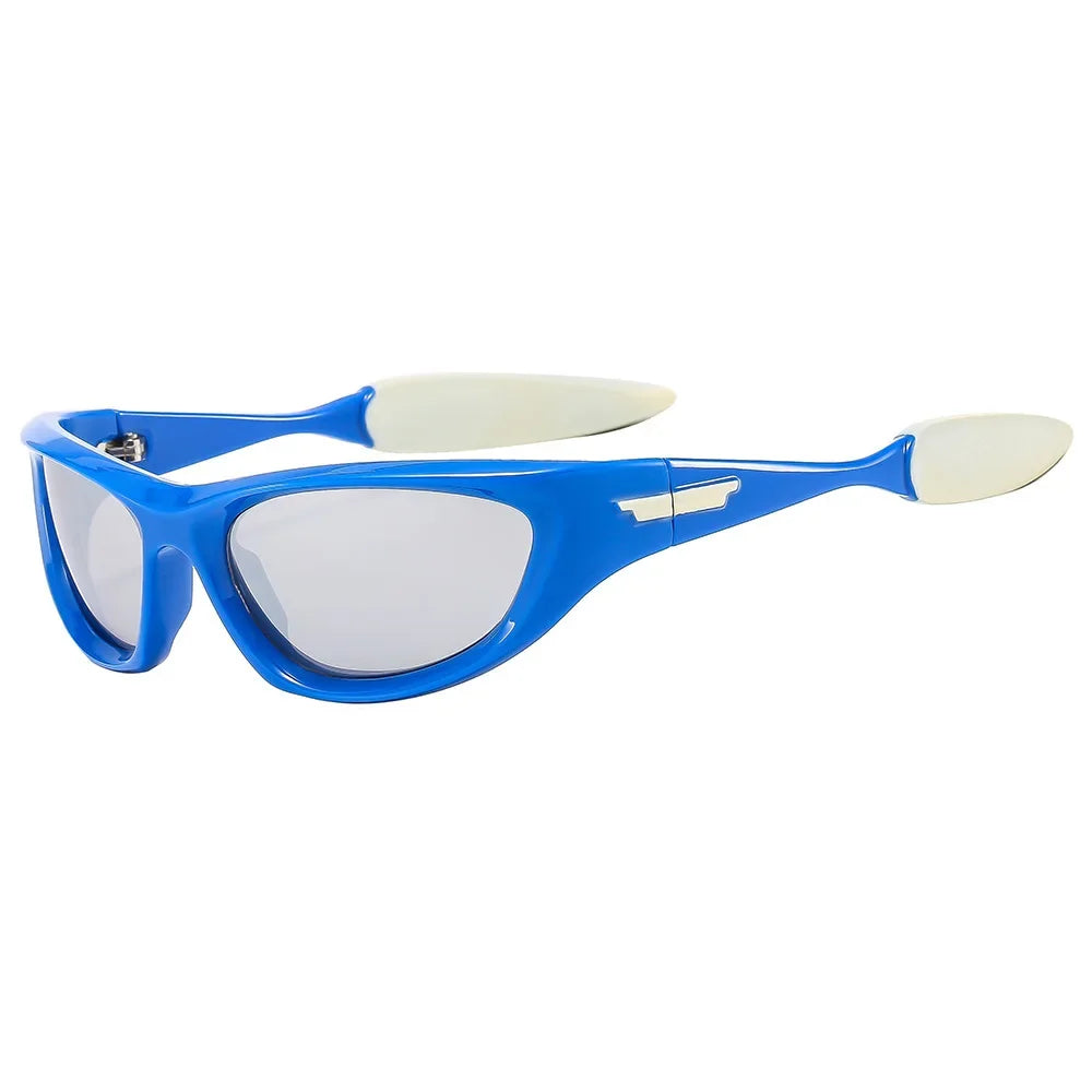 Luxury Y2K Sunglasses – Vintage Punk Designer Shades with UV400 Protection for Men & Women, Sport & Riding Goggles