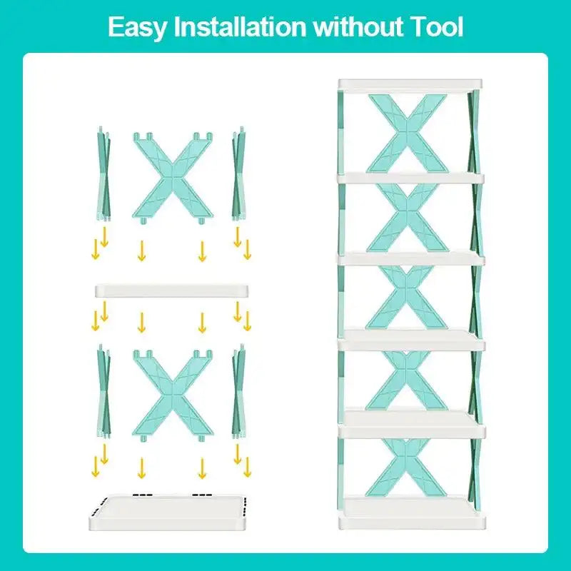 Shoe Organizer Rack – Multi-Layer, Detachable, Space-Saving Shelf for Home Use - PulinGO