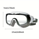 HD Waterproof Anti-Fog Swimming Goggles – Electroplated Large Frame Unisex Design for Professional & Casual Swim 🏊