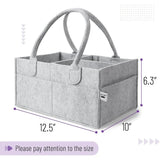Portable Baby Diaper Caddy Organizer – Car & Home Multi-Pocket Changing Table Tote