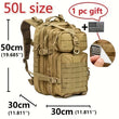 Multifunctional Waterproof Hiking Backpack – Durable Nylon Outdoor Storage Bag | Portable 40–50L Sports & Camping Pack