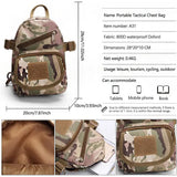 Tactical Sling Backpack for Men – Military MOLLE EDC Rover Shoulder Bag