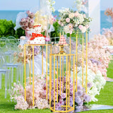 Large 6-Sided 3-Piece Hexagon Storage Rack Set – Display Shelves for Vases, Decorations & Party Tables
