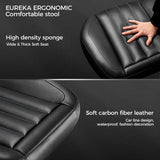 Eureka Ergonomic Multi-Use Gaming Foot Stool – Swivel Rolling Stool with Wheels, Adjustable Gaming Footrest & Compact Chair (Black)