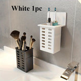 Wall-Mounted Toothbrush & Toothpaste Stand – Single-Functional Storage Rack for Bathroom