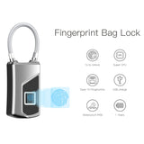 Smart Fingerprint Padlock with Tuya APP – Waterproof Portable Anti-Theft Keyless Lock
