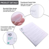 Plastic Presentation Book – 20-Pocket Portfolio Folder with Clear Sleeves for Reports & Documents 🗂️