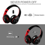 “2025 Upgraded Wireless Bluetooth Headphones – Over-Ear Stereo Headset with Mic for Music, Sports, Smartphone, TV & PC”