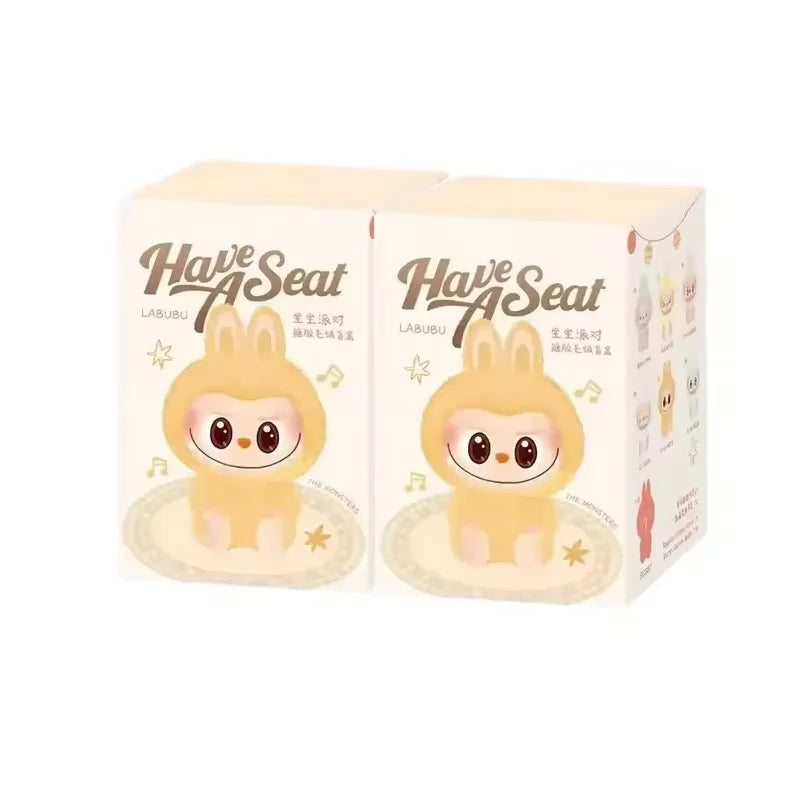 2025 Monster Box Anime Plush Doll & Keychain Set – Macaron Monster Replica with Pendant Model Toy 🎁