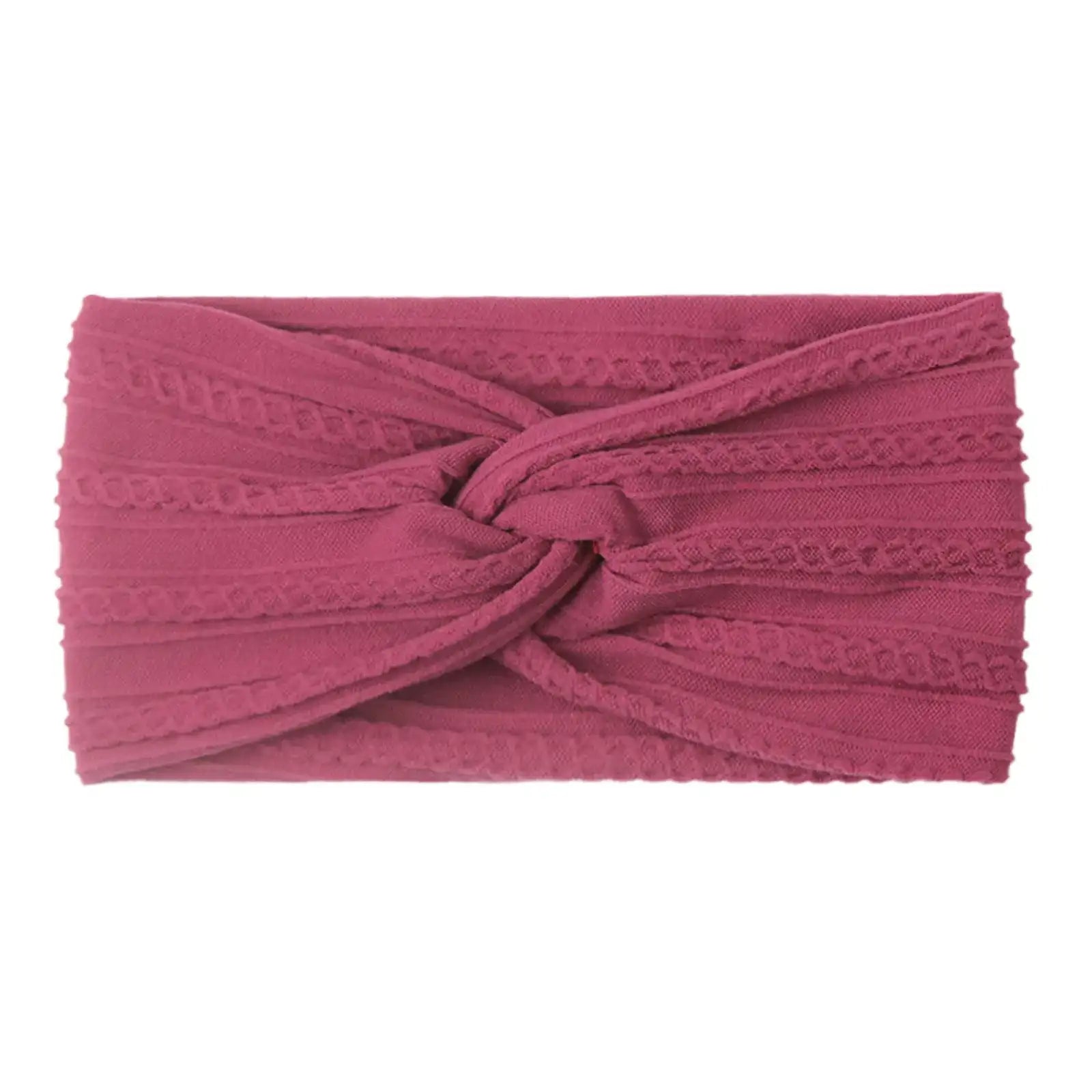 Soft Cable Knit Turban Headband for Baby Girls & Boys