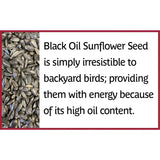 New Select Black Oil Sunflower Seed – 10LB Bag of Premium Wild Bird Dry Feed for Outdoor Bird Feeding & Year-Round Nutrition