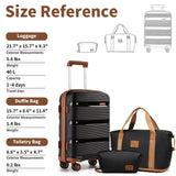 LOOP 20″ Carry On Luggage — Hard-Shell Suitcase Set (20″ Cabin + Toiletry Bag)