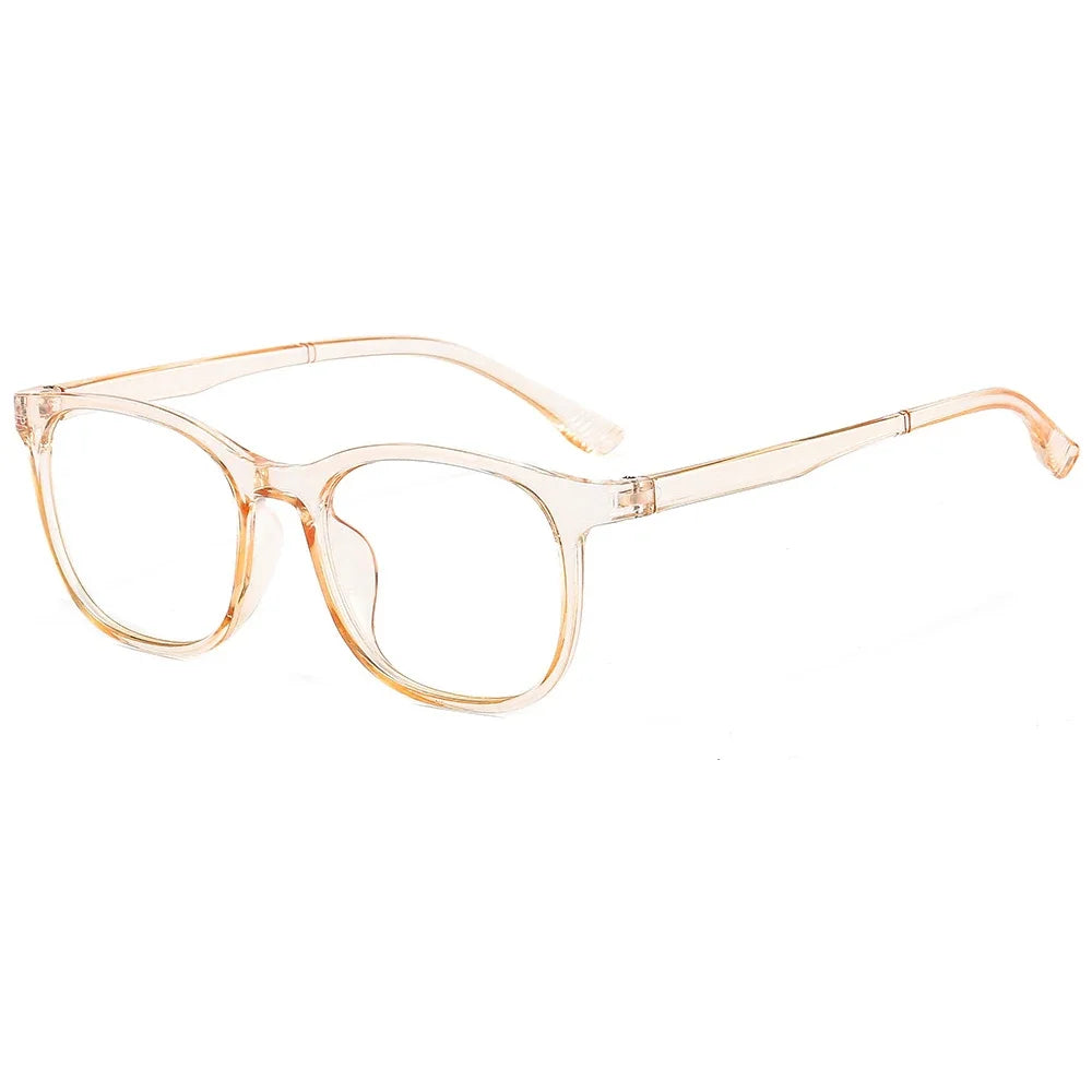 Transparent Anti-Blue Light Computer Glasses – Stylish Square Eyewear for Women & Men, Eye Protection for Work & Screen Use
