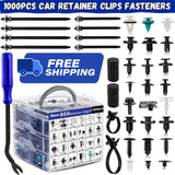 Automotive Retainer Clips & Rivet Fastener Kit – Includes Remover Tool (+ GM, Ford, Toyota, Honda Support)