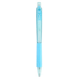 5-Piece Sky Blue Writing Set with Gel Pen, Ballpoint, Mechanical Pencil & Erasers for School and Office