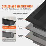Tile-Ready Recessed Shower Niche Insert – Wall Shelf Organizer for Soap & Shampoo