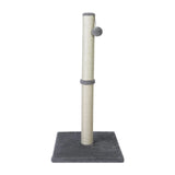 Tall Cat Scratching Post – Premium Sisal Vertical Scratcher with Dangling Ball Toy for Indoor Cats & Kittens, Durable Furniture Saver