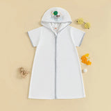 Children’s Hooded Beach Towel – Soft Embroidered Swim Cover-Up for Toddlers, Boys & Girls | Quick-Dry Bathrobe for Pool & Beach