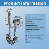 Wall-Mount Angle Valve Bidet Sprayer Set – Dual Outlet Zinc Alloy Plumbing Kit 🚿