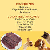 Duck Slices Dog Treats – Natural, High-Protein & Digestible Chews for Dogs of All Sizes (100g / 500g Packs)