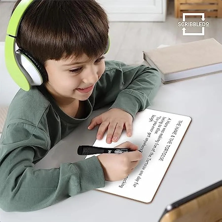 Small Dry Erase Whiteboard – 6" x 9" Mini Handheld Lapboard for Classroom, Office & Home ✍️