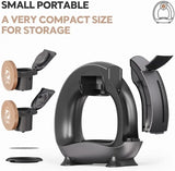 Quiet Single Serve Coffee Maker – Stylish Mini Q 2-in-1, Ground Coffee & Capsule Compatible, Dark Grey