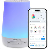Momcozy Baby White Noise Sound Machine with 34 Soothing Sounds, Night Light & Timer – Toddler Sleep Trainer for Better Sleep