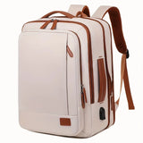 Expandable Large-Capacity Laptop Backpack – Durable Oxford Travel & School Bag | Multi-Compartment Shoulder Pack