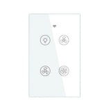 WiFi + RF Smart Ceiling Fan Light – 2/3-Way Control with Tuya App, RF Remote & Alexa/Google Compatibility 💡🌬️