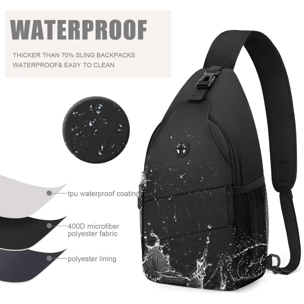 Convertible Strap Crossbody & Sling Bag – Unisex Shoulder Bag for Men & Women