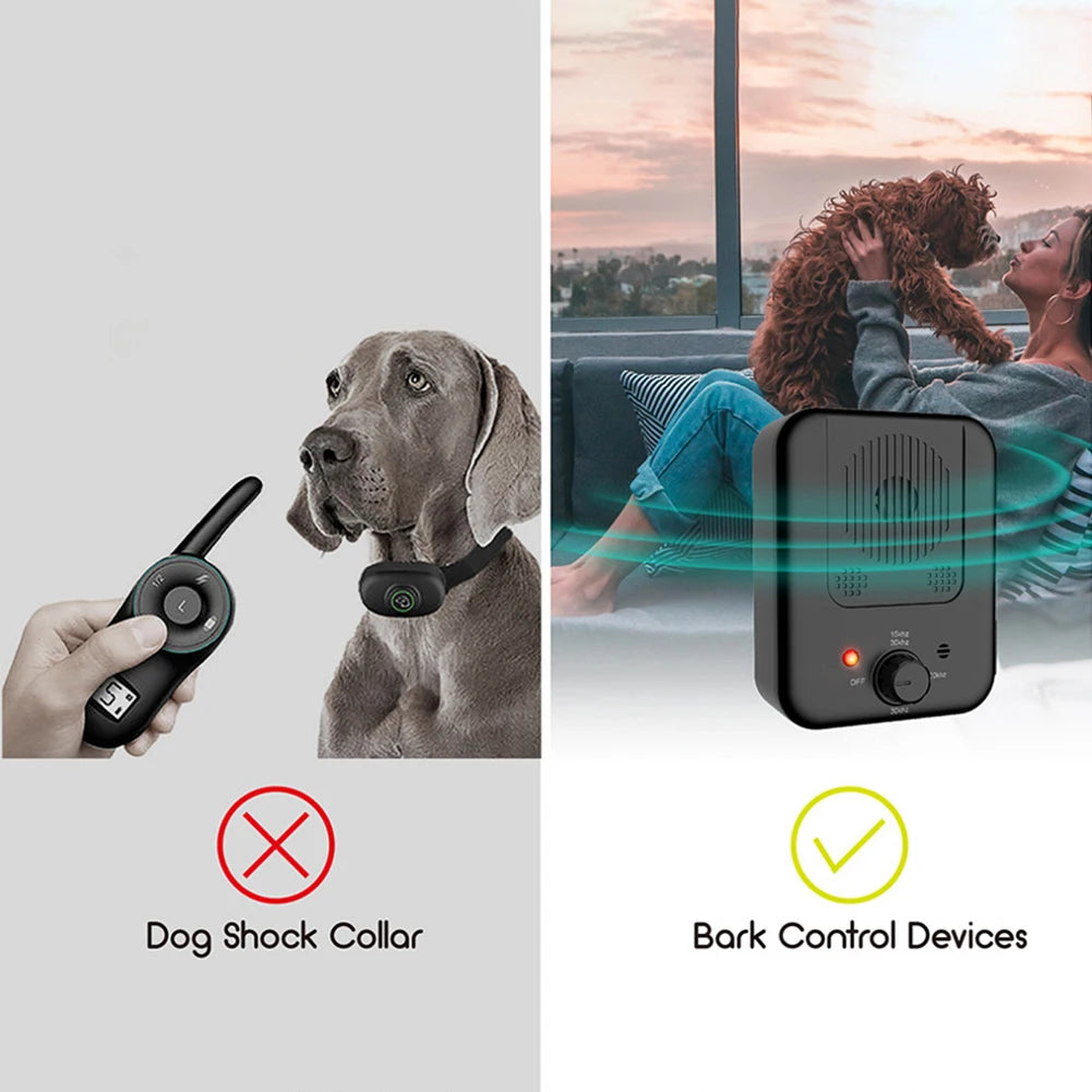 Outdoor Ultrasonic Anti-Bark Device – Waterproof Dog Bark Suppressor & Repeller for Behavior Training and Noise Control