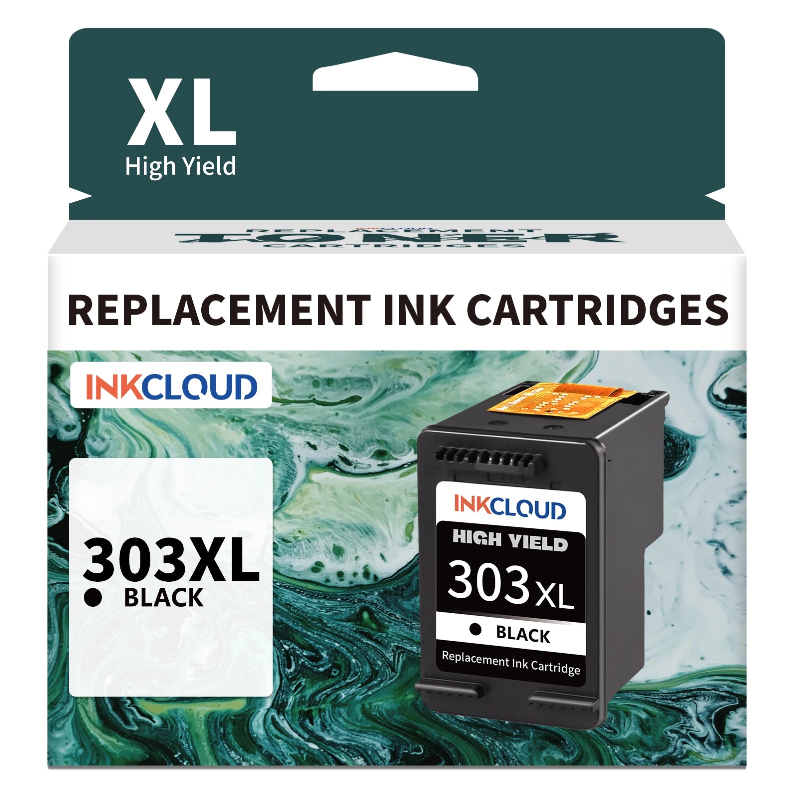 InkCloud 303XL High-Yield Ink Cartridge (Black & Color Combo) – Compatible with HP Envy Photo & Envy Series Printers