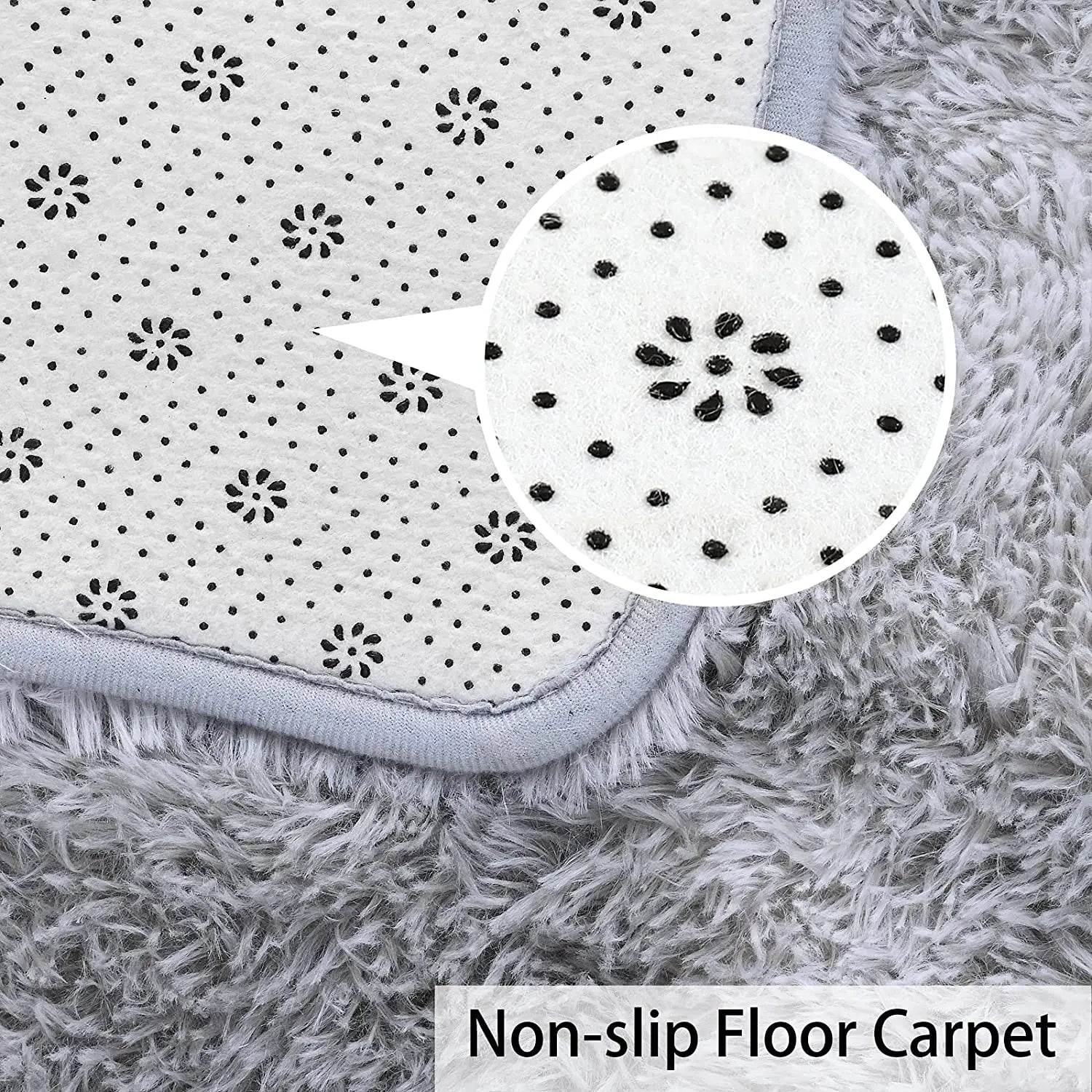 Thick Plush Fluffy Area Rug – Warm Winter Soft Carpet for Living Room & Bedroom Home Décor