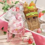 700ml Cartoon Capybara Water Bottle with Dual Drinking Modes for Kids (Large Capacity)