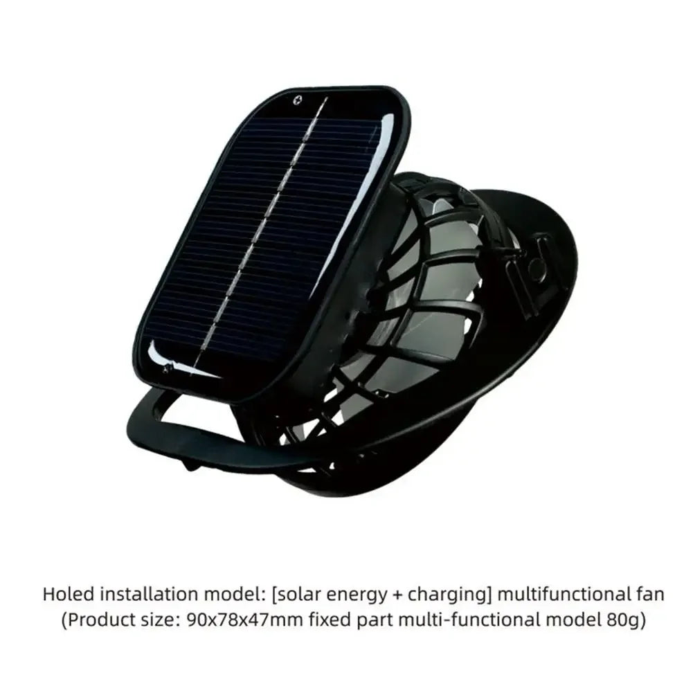 Solar-Powered Fisherman Hat – Outdoor Camping, Fishing & Hiking Sun Cap with Built-In Cooling Fan (Unisex)